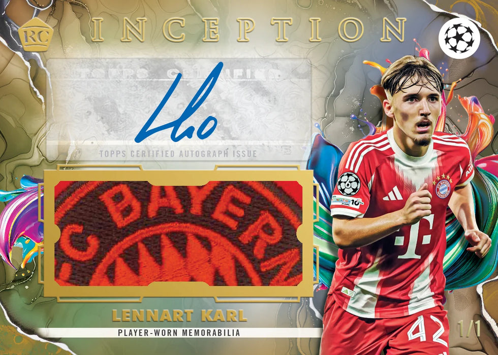 Topps: Soccer UEFA 2025-26 Inception UCC - Hobby Box