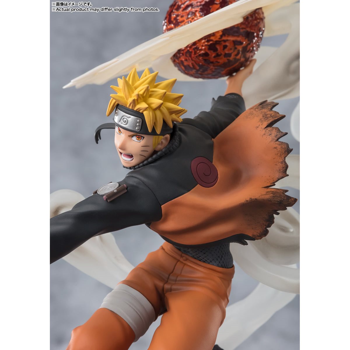 Bandai Tamashii Nations Figuarts ZERO: Naruto Shippuden - Naruto Uzumaki Sage Art Lava Release Rasenshuriken Extra Battle Estatua