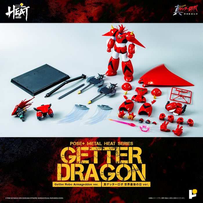Awaken Studio Action Figure Pose+ Metal Series: Getter Robo Armageddon - Getter Dragon