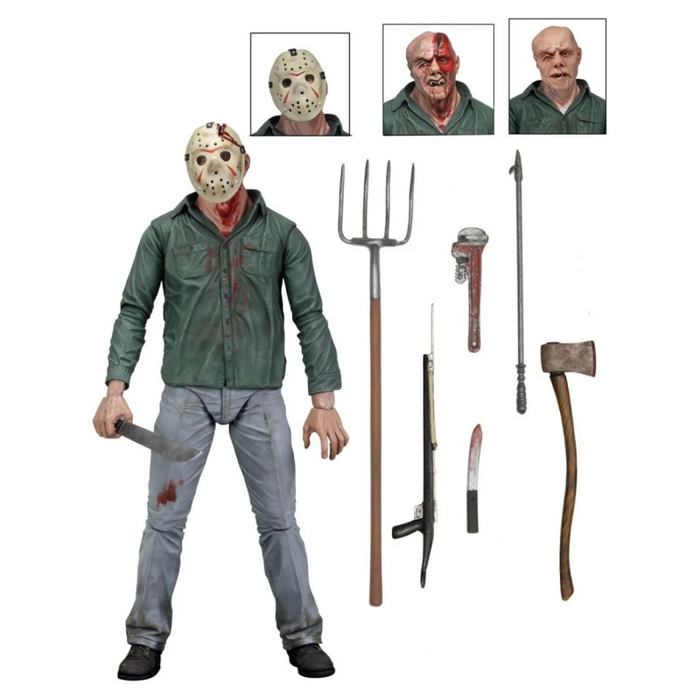 NECA Figura de Accion Ultimate: Viernes 13 - Parte 3 Jason 7 Pulgadas