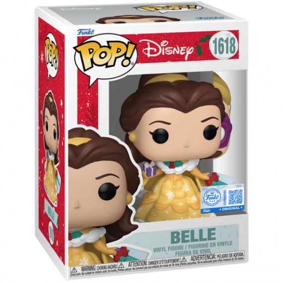 Funko Pop Disney: Princess Holiday - Bella Exclusivo