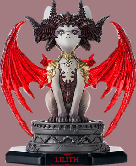 HEX Collectibles: Diablo IV - Lilith Meow 6 Pulgadas