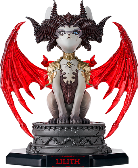 HEX Collectibles: Diablo IV - Lilith Meow 6 Pulgadas