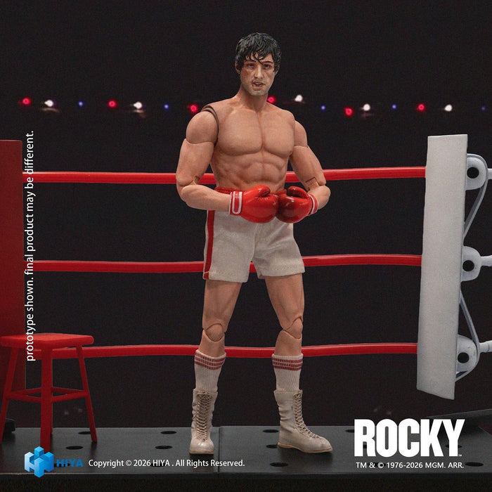 Hiya Toys Exquisite Super: Rocky I - Rocky Boxeador Escala 1/12
