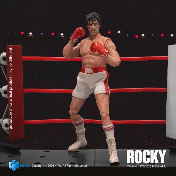 Hiya Toys Exquisite Super: Rocky I - Rocky Boxeador Escala 1/12