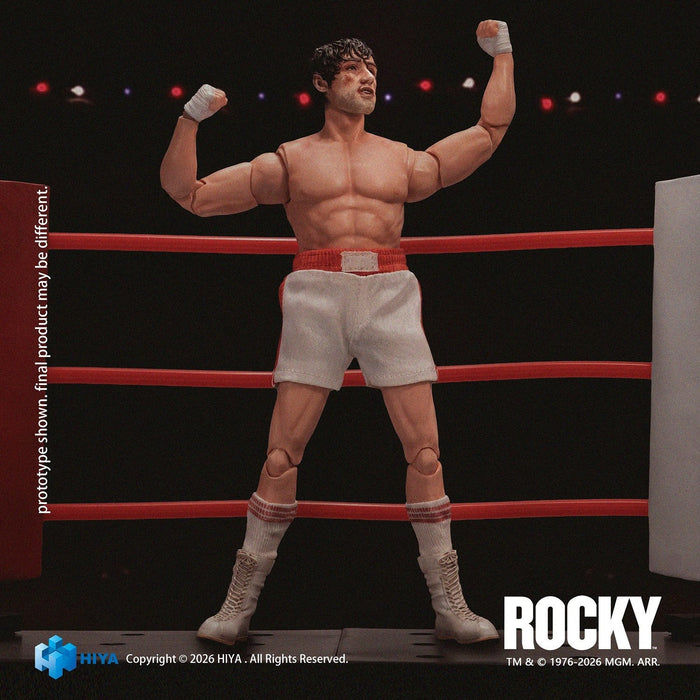 Hiya Toys Exquisite Super: Rocky I - Rocky Boxeador Escala 1/12