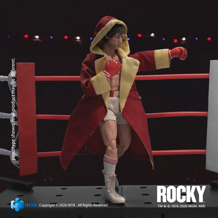 Hiya Toys Exquisite Super: Rocky I - Rocky Boxeador Escala 1/12