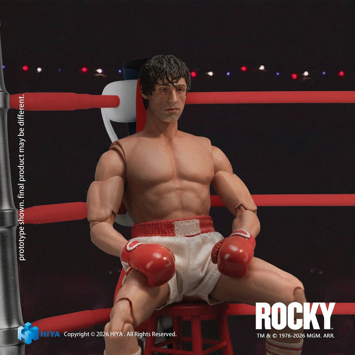 Hiya Toys Exquisite Super: Rocky I - Rocky Boxeador Escala 1/12