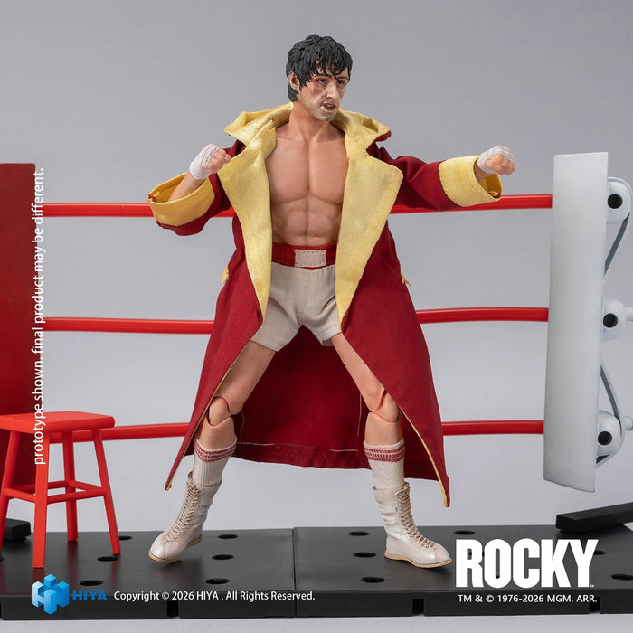 Hiya Toys Exquisite Super: Rocky I - Rocky Boxeador Escala 1/12