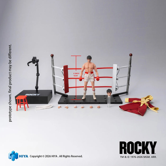 Hiya Toys Exquisite Super: Rocky I - Rocky Boxeador Escala 1/12