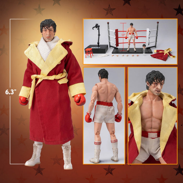 Hiya Toys Exquisite Super: Rocky I - Rocky Boxeador Escala 1/12