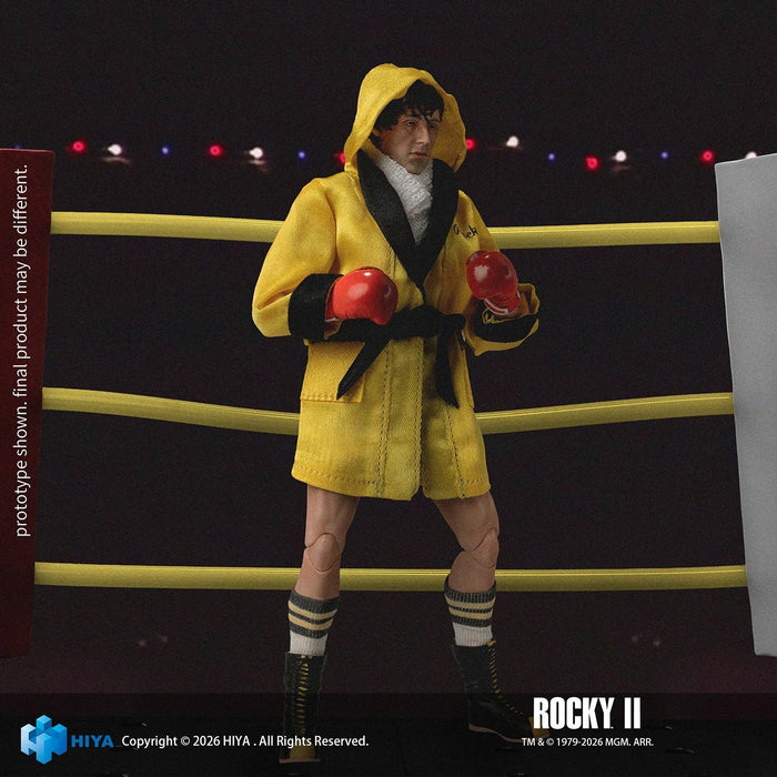 Hiya Toys Exquisite Super: Rocky II -  Rocky Boxeador Escala 1/12
