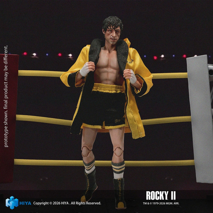 Hiya Toys Exquisite Super: Rocky II -  Rocky Boxeador Escala 1/12