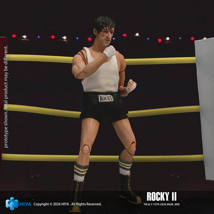 Hiya Toys Exquisite Super: Rocky II -  Rocky Boxeador Escala 1/12