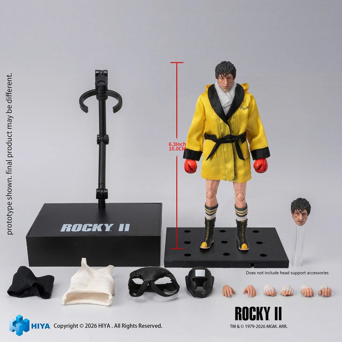 Hiya Toys Exquisite Super: Rocky II -  Rocky Boxeador Escala 1/12
