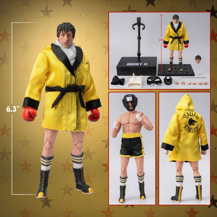 Hiya Toys Exquisite Super: Rocky II -  Rocky Boxeador Escala 1/12