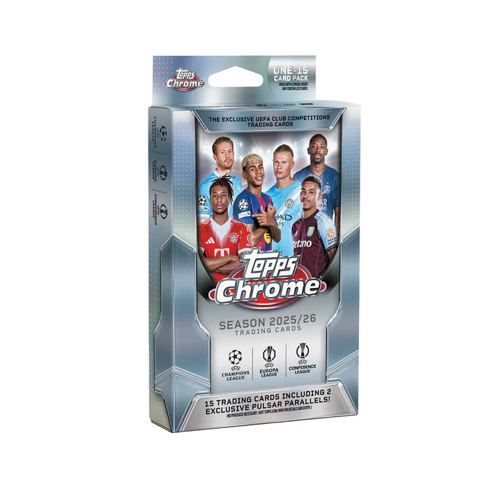Topps Soccer: UCC Chrome 2025-26 - Hanger Pack
