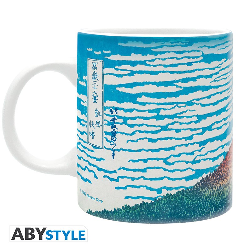 ABYstyle Taza De Ceramica: Katsushika Hokusai - Fuji rojo 320 ml