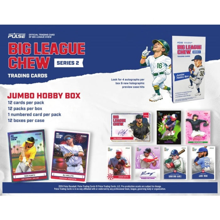 Pulse TCG MLB 2026: Big League Chew Serie 2 - Jumbo Hobby Box