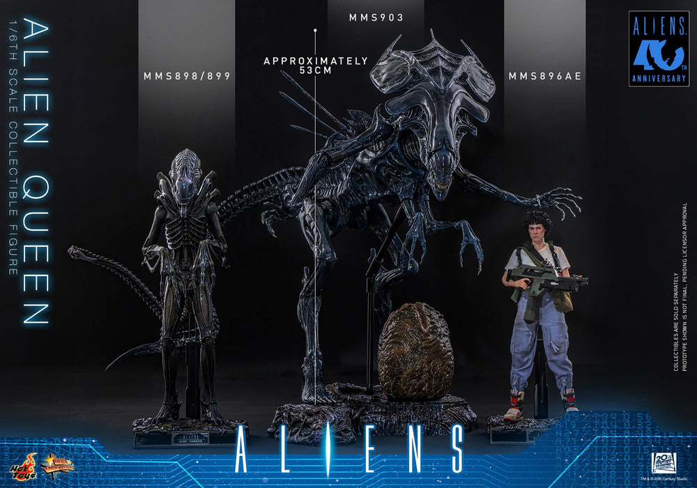 Hot toys Movie Masterpiece Series: Aliens 1986 - Alien Queenon Escala 1/6