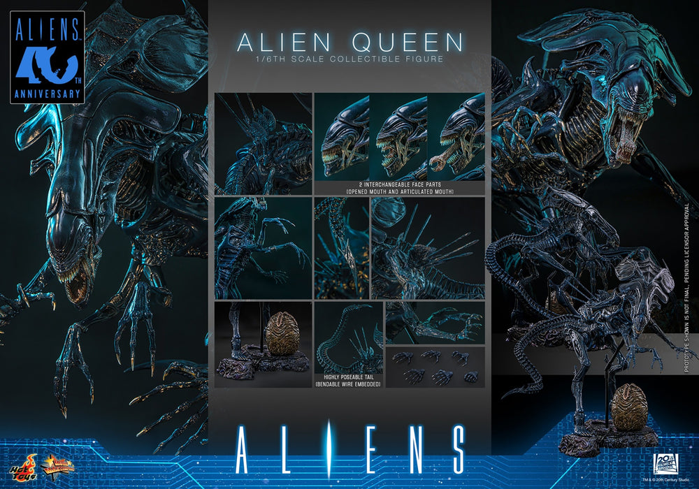 Hot toys Movie Masterpiece Series: Aliens 1986 - Alien Queenon Escala 1/6