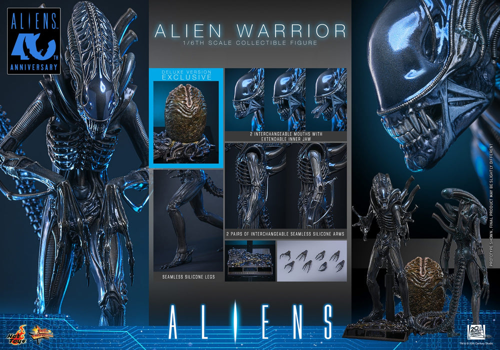 Hot Toys Movie Masterpiece Series: Alien - Alien Warrior Deluxe Escala 1/6