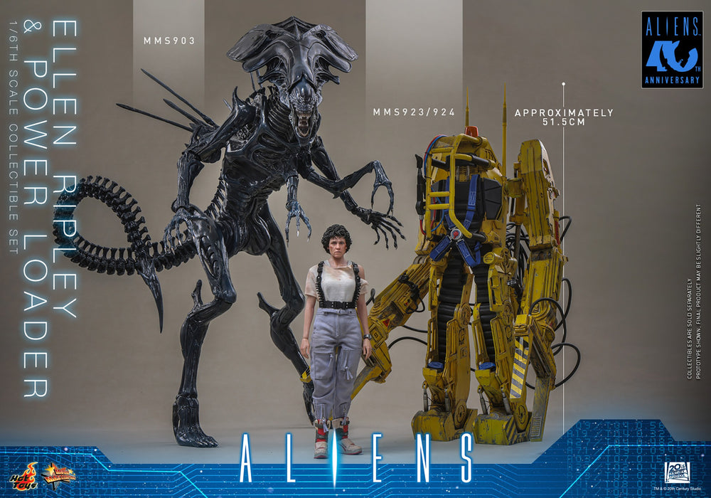 Hot Toys Movie Masterpiece Series: Alien - Ellen Ripley y Cargador de Potencia Escala 1/6