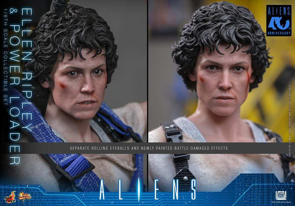 Hot Toys Movie Masterpiece Series: Alien - Ellen Ripley y Cargador de Potencia Escala 1/6