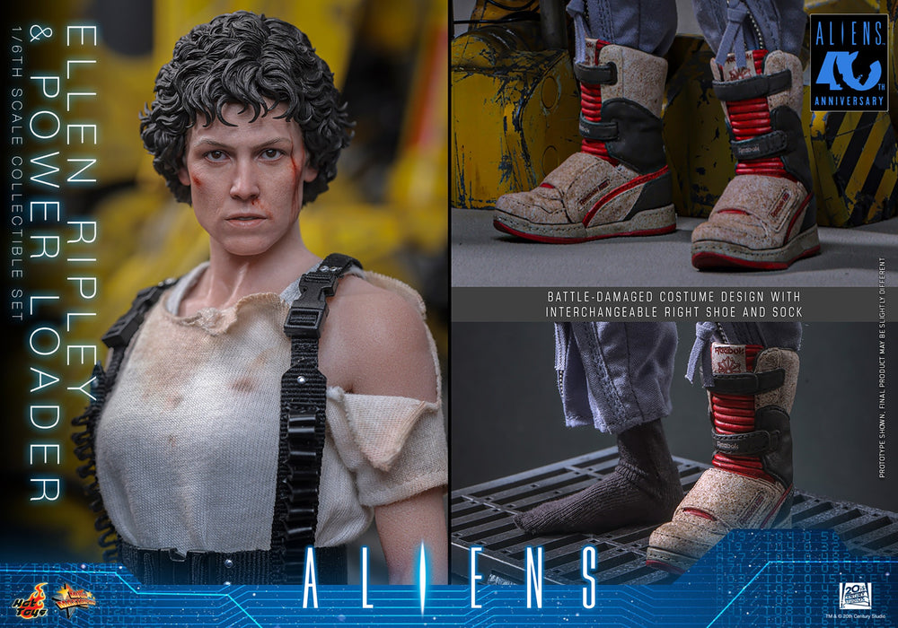 Hot Toys Movie Masterpiece Series: Alien - Ellen Ripley y Cargador de Potencia Escala 1/6