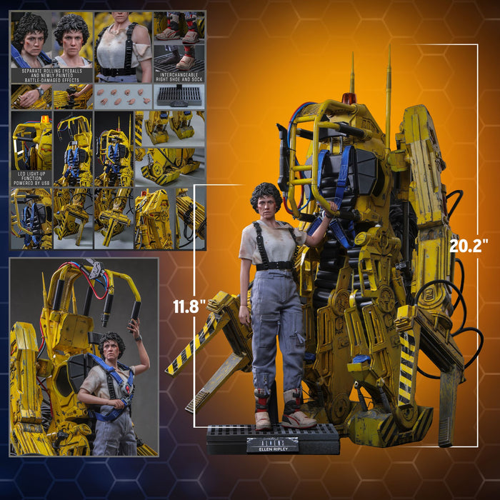 Hot Toys Movie Masterpiece Series: Alien - Ellen Ripley y Cargador de Potencia Escala 1/6