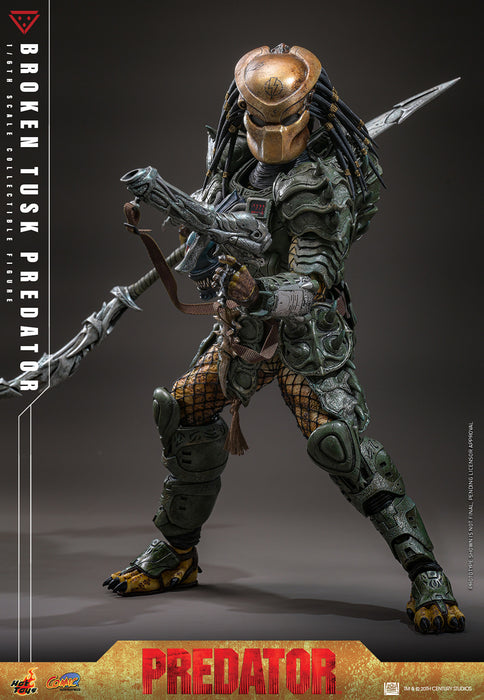 Hot Toys Comics Masterpiece Series: Aliens vs Predator - Broken Tusk Predator Escala 1/6