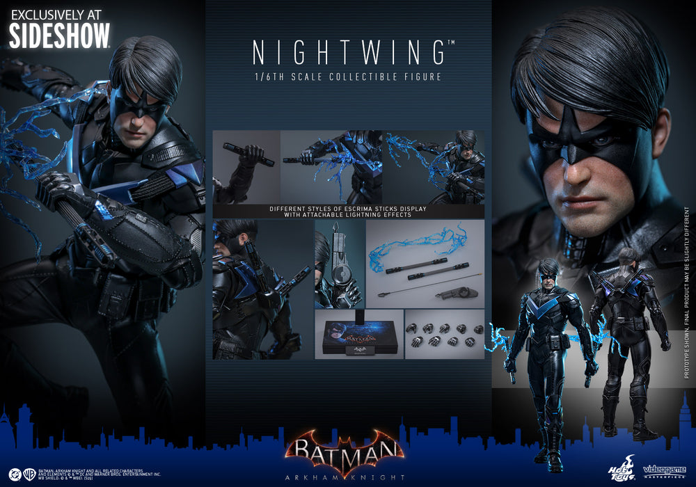 Hot Toys Video Game Masterpiece Series: DC Batman Arkham Knigh - Nightwing Escala 1/6