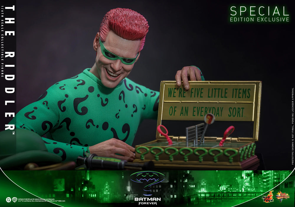 Hot Toys Movie Masterpiece Series: Batman Forever de 1995 - El Acertijo Escala 1/6