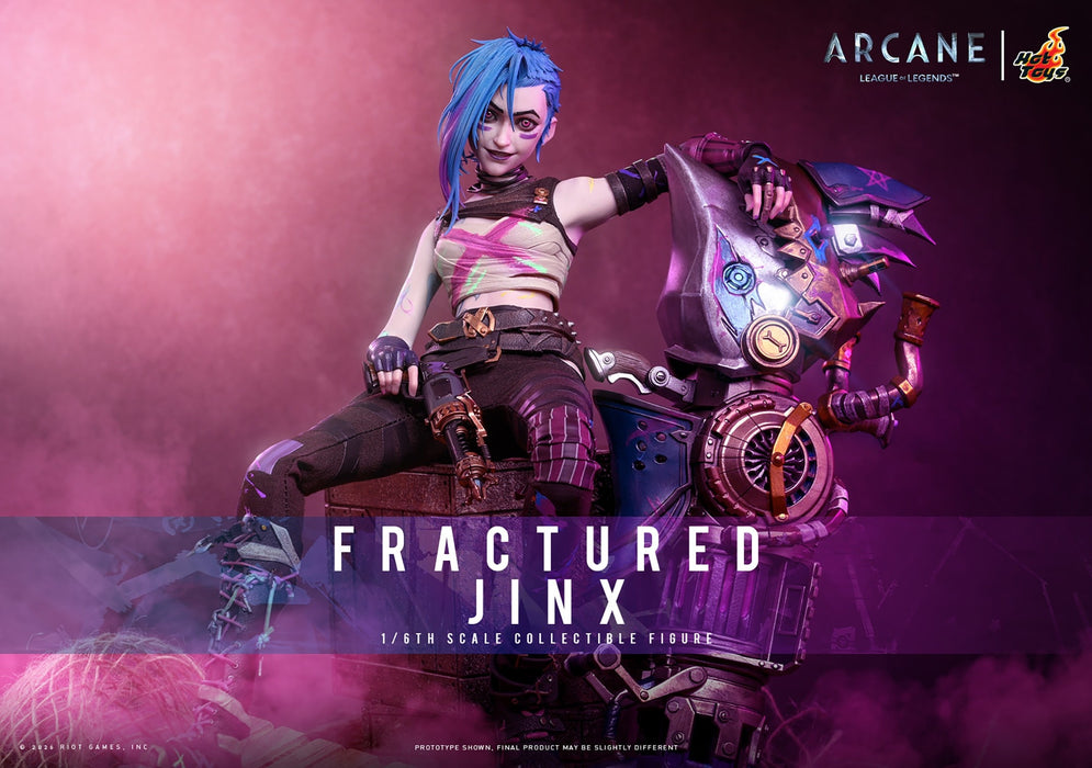 Hot Toys Video Games Masterpiece Series: Arcane League Of Legends - Fractured Jinx Escala 1/6