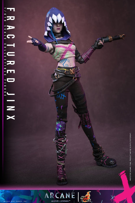 Hot Toys Video Games Masterpiece Series: Arcane League Of Legends - Fractured Jinx Escala 1/6