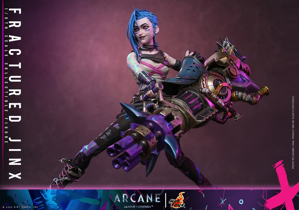 Hot Toys Video Games Masterpiece Series: Arcane League Of Legends - Fractured Jinx Escala 1/6