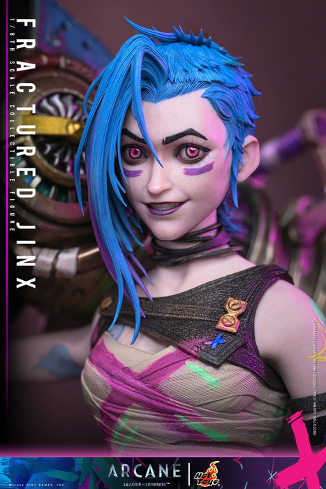 Hot Toys Video Games Masterpiece Series: Arcane League Of Legends - Fractured Jinx Escala 1/6