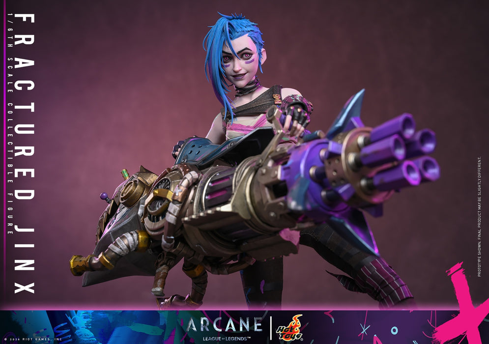 Hot Toys Video Games Masterpiece Series: Arcane League Of Legends - Fractured Jinx Escala 1/6