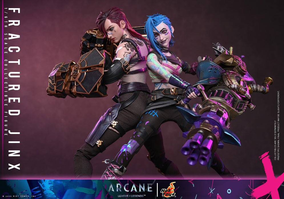 Hot Toys Video Games Masterpiece Series: Arcane League Of Legends - Fractured Jinx Escala 1/6