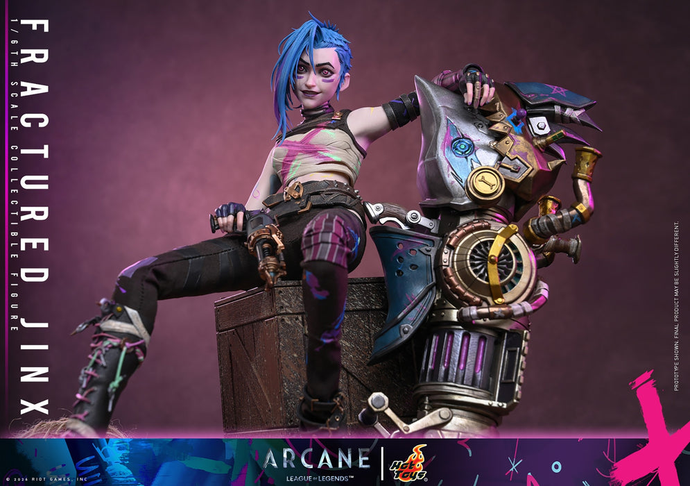 Hot Toys Video Games Masterpiece Series: Arcane League Of Legends - Fractured Jinx Escala 1/6