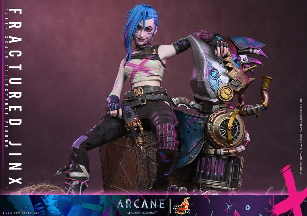 Hot Toys Video Games Masterpiece Series: Arcane League Of Legends - Fractured Jinx Escala 1/6