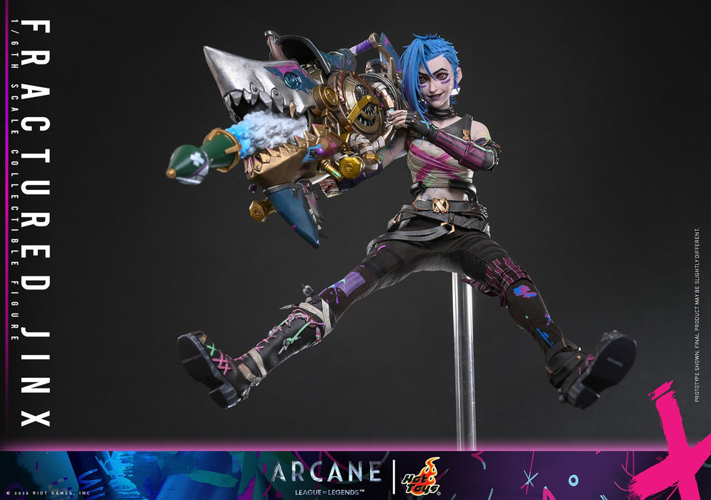 Hot Toys Video Games Masterpiece Series: Arcane League Of Legends - Fractured Jinx Escala 1/6