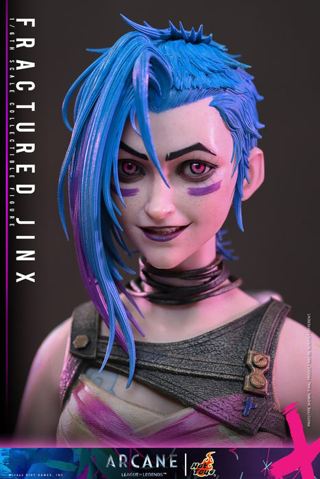 Hot Toys Video Games Masterpiece Series: Arcane League Of Legends - Fractured Jinx Escala 1/6