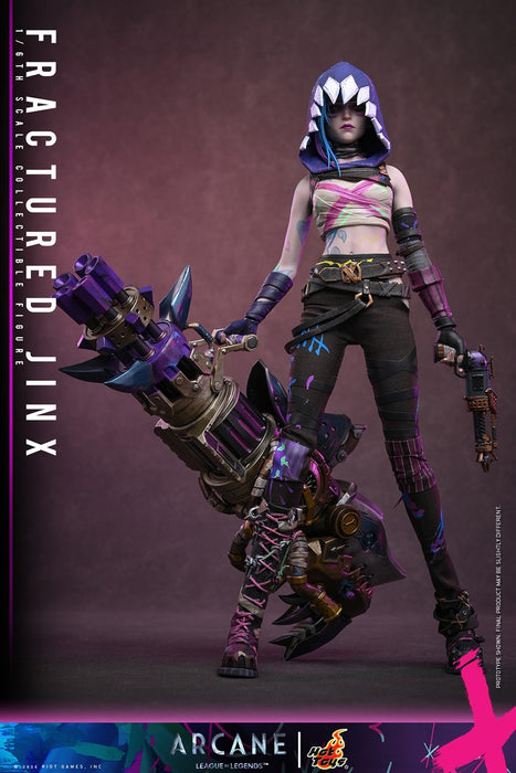 Hot Toys Video Games Masterpiece Series: Arcane League Of Legends - Fractured Jinx Escala 1/6