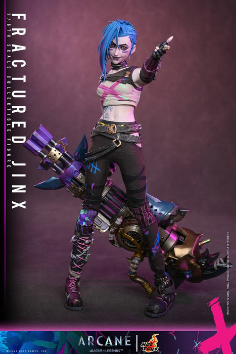 Hot Toys Video Games Masterpiece Series: Arcane League Of Legends - Fractured Jinx Escala 1/6