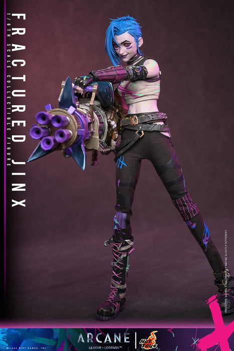 Hot Toys Video Games Masterpiece Series: Arcane League Of Legends - Fractured Jinx Escala 1/6