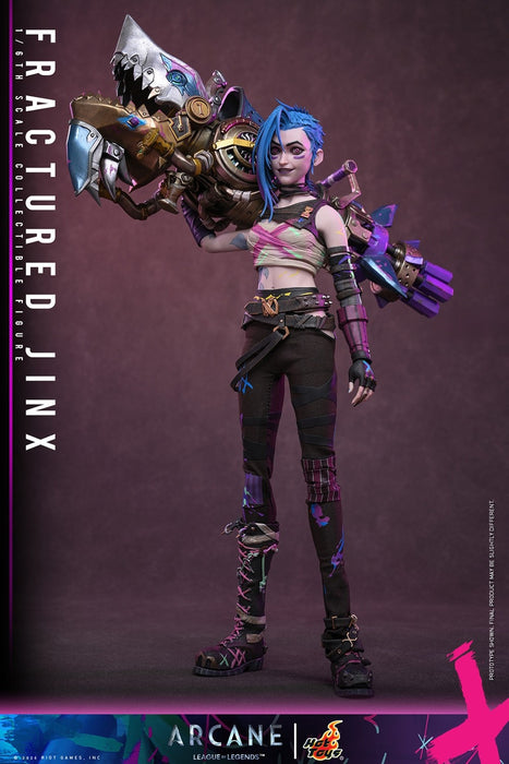 Hot Toys Video Games Masterpiece Series: Arcane League Of Legends - Fractured Jinx Escala 1/6