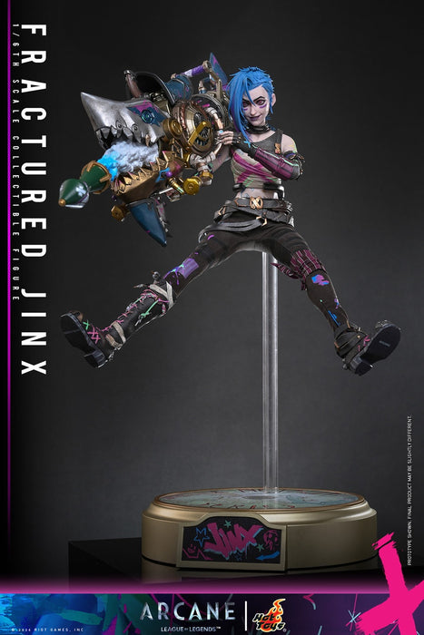 Hot Toys Video Games Masterpiece Series: Arcane League Of Legends - Fractured Jinx Escala 1/6