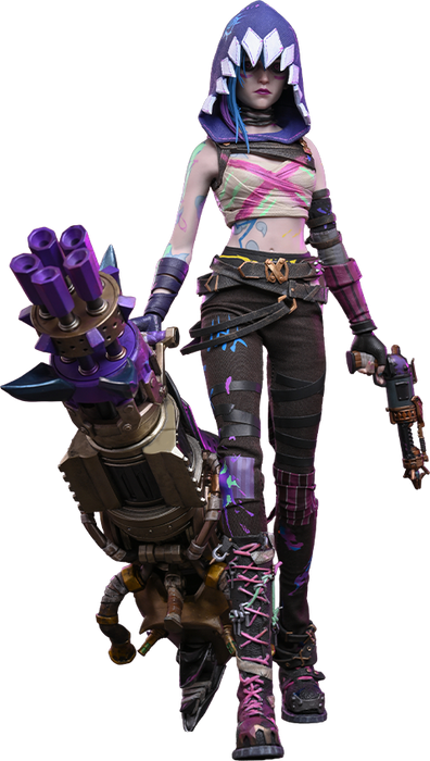 Hot Toys Video Games Masterpiece Series: Arcane League Of Legends - Fractured Jinx Escala 1/6