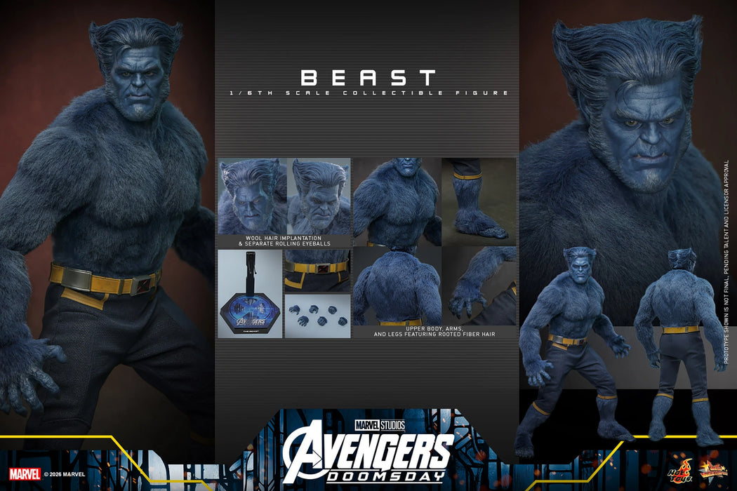 Hot Toys Movie Masterpiece Series: Avengers Doomsday - Bestia Escala 1/6